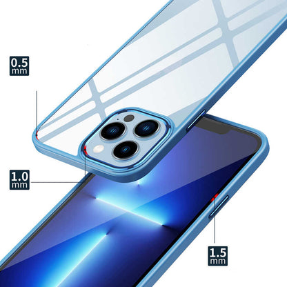 Apple iPhone 13 Pro Max Kılıf Zore Krom Kapak Açık Yeşil