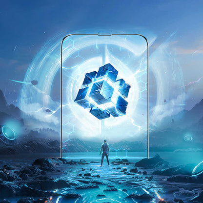 Apple iPhone 14 Benks Mat Ekran Koruyucu Parmak İzi Bırakmayan Oyunculara Özel Ekran Filmi Siyah