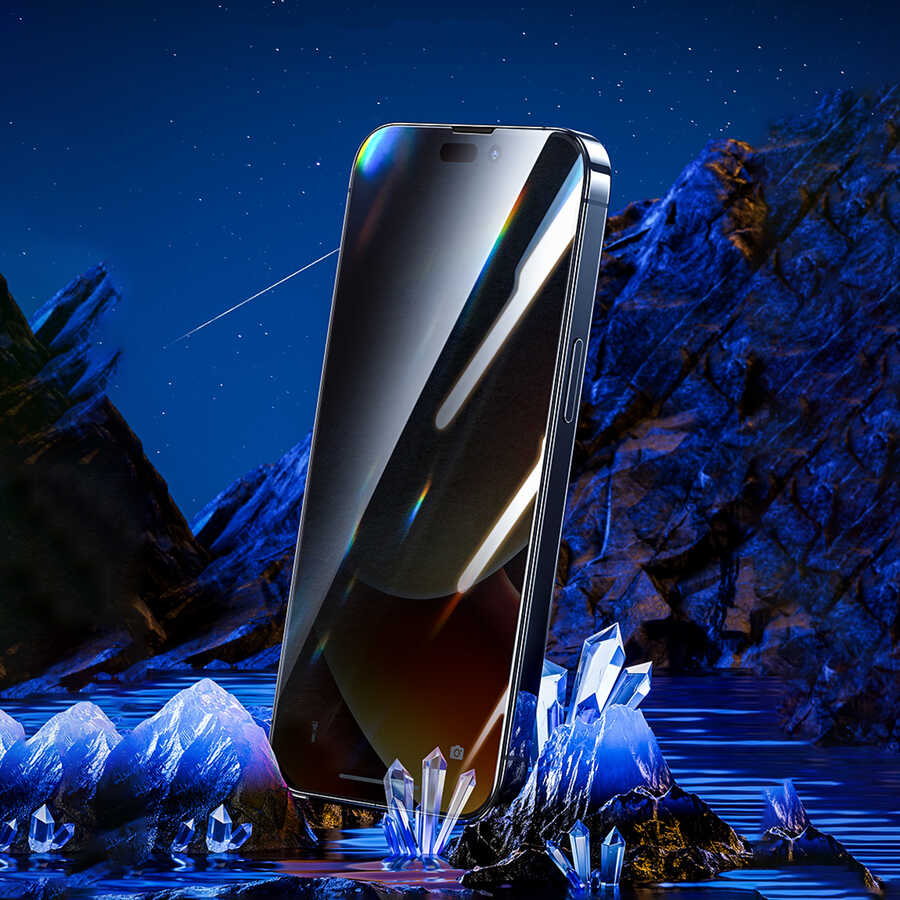 Apple iPhone 14 Benks V Pro Plus Privacy Hayalet Ekran Koruyucu Siyah
