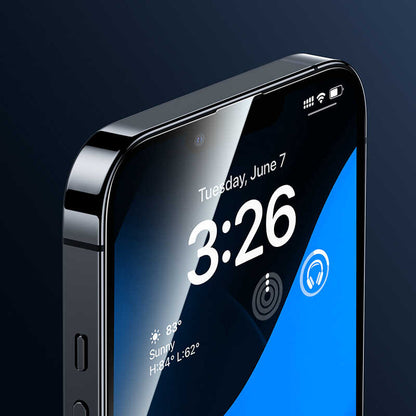 Apple iPhone 14 Benks Warrior Safir Coating Cam Ekran Koruyucu Siyah