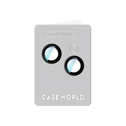 Apple iPhone 14 CaseWorld Alloy Serisi Oleofobik Anti Reflective Kamera Lens Koruyucu Gümüş