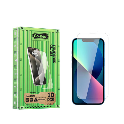 Apple iPhone 14 Go Des Parmak İzi Bırakmayan 9H Oleofobik Bom Glass Ekran Koruyucu Renksiz