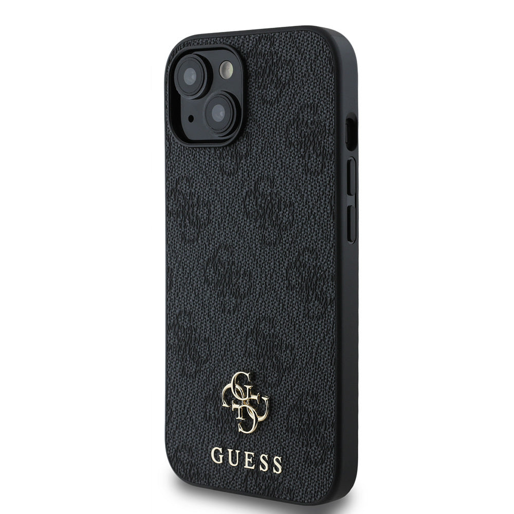 Apple iPhone 14 Kılıf Guess Orjinal Lisanslı M-safe Şarj Özellikli Small 4G Classic Kapak Pembe