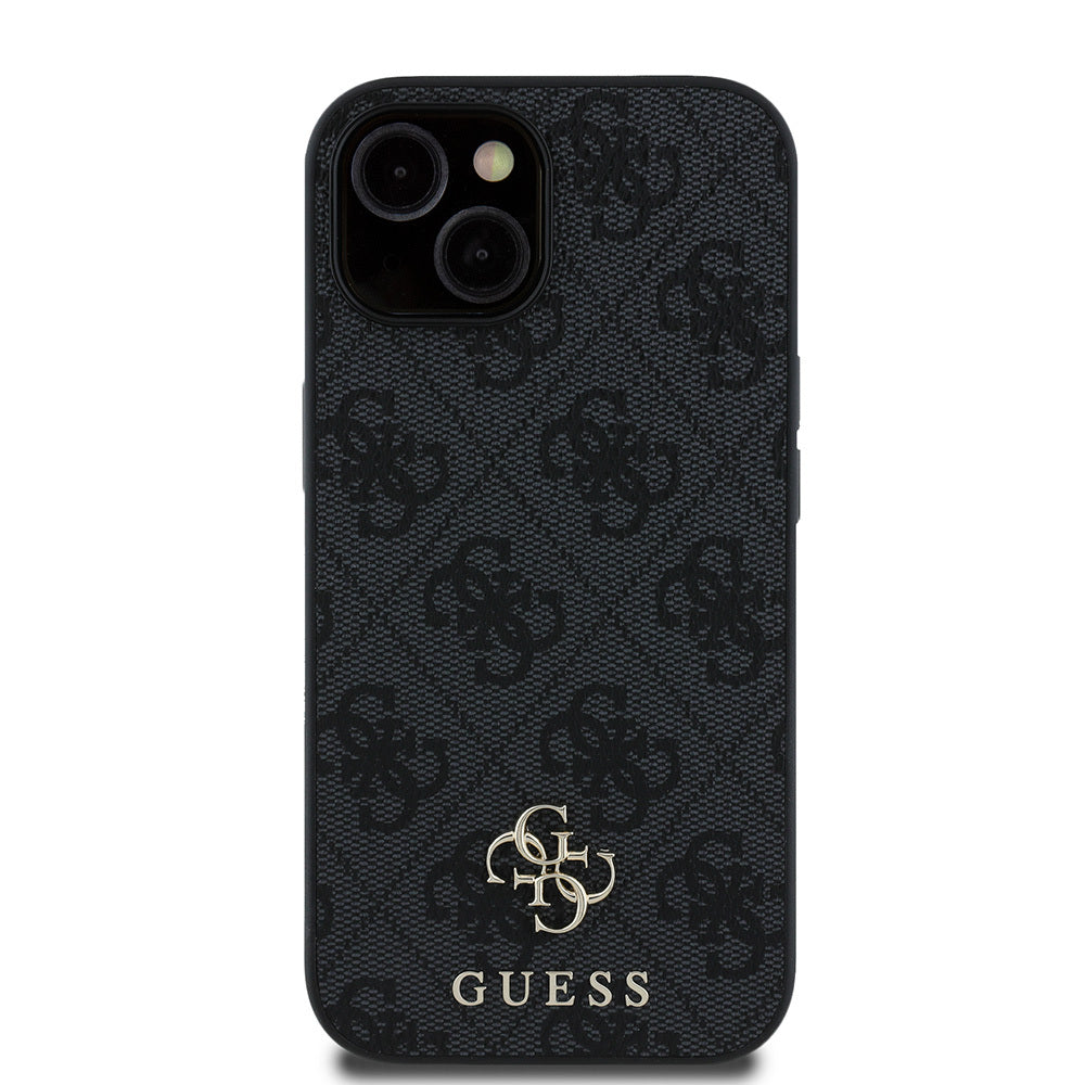 Apple iPhone 14 Kılıf Guess Orjinal Lisanslı M-safe Şarj Özellikli Small 4G Classic Kapak Pembe