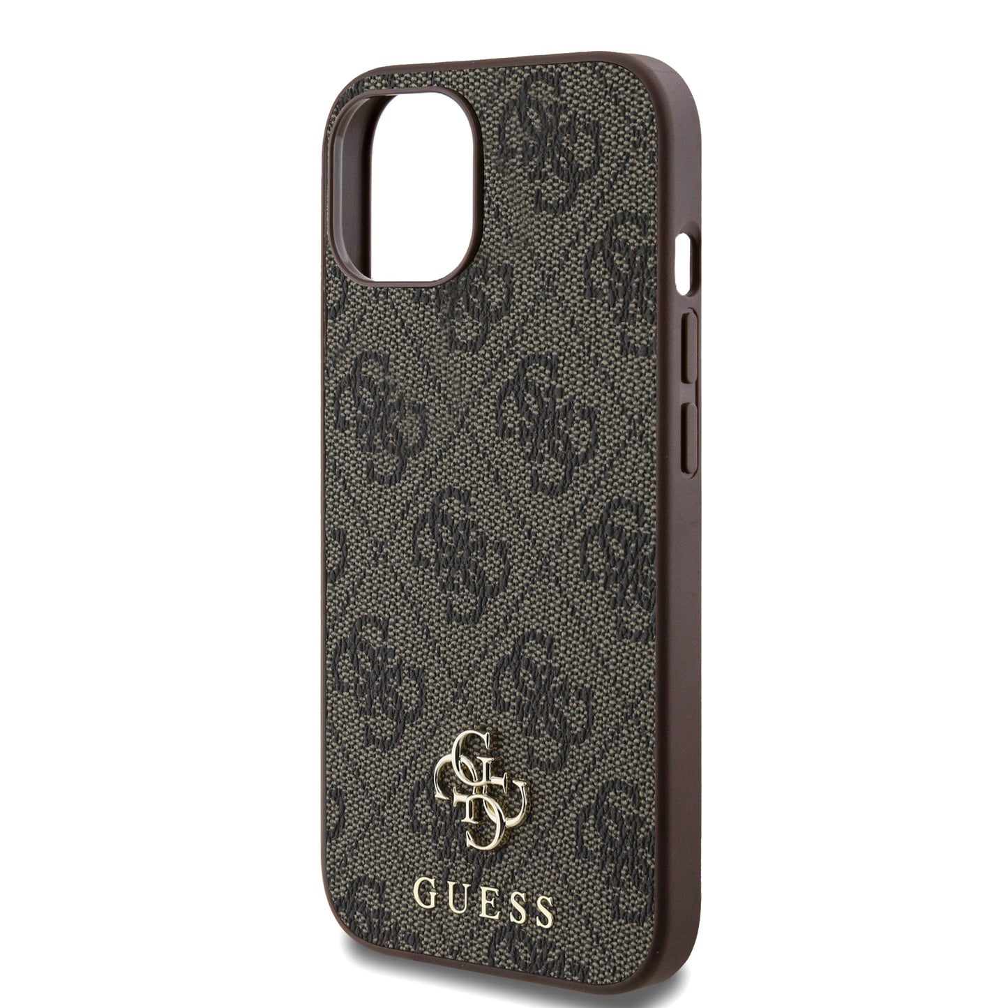 Apple iPhone 14 Kılıf Guess Orjinal Lisanslı M-safe Şarj Özellikli Small 4G Classic Kapak Siyah