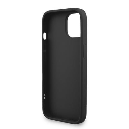 Apple iPhone 14 Kılıf Guess Orjinal Lisanslı PU Deri Bilek Askı İpli Metal Büyük 4G ve Yazı Logolu Kapak Kahverengi