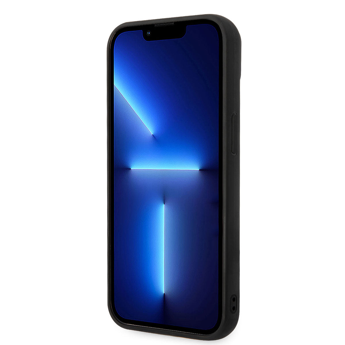 Apple iPhone 14 Kılıf Karl Lagerfeld Nylon Puffy Airbag Karl Dizayn Kapak Siyah