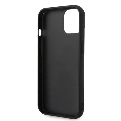 Apple iPhone 14 Kılıf Karl Lagerfeld Nylon Puffy Airbag Karl Dizayn Kapak Siyah