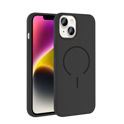 Apple iPhone 14 Kılıf M-safe Şarj Özellikli Zore Meta Kapak