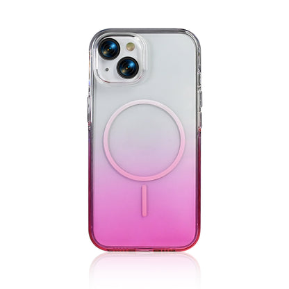 Apple iPhone 14 Kılıf M-Safe Şarj Özellikli Zore Septik Silikon Kapak Turuncu