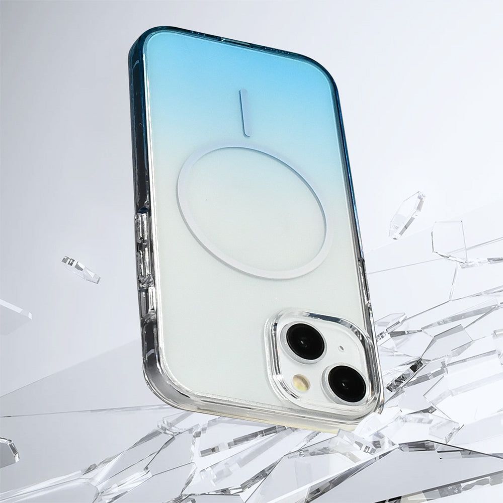 Apple iPhone 14 Kılıf M-Safe Şarj Özellikli Zore Septik Silikon Kapak Turuncu