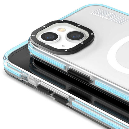 Apple iPhone 14 Kılıf M-safe Şarj Özellikli YoungKit Exquisite Serisi Kapak Siyah