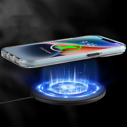 Apple iPhone 14 Kılıf M-safe Şarj Özellikli YoungKit Exquisite Serisi Kapak Pembe