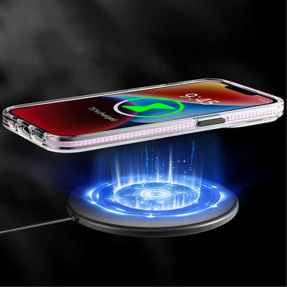 Apple iPhone 14 Kılıf M-safe Şarj Özellikli Youngkit Jane Sand Serisi Kapak Derin Mor