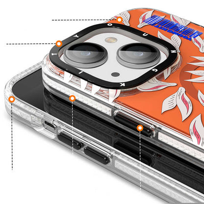 Apple iPhone 14 Kılıf M-safe Şarj Özellikli Youngkit Play Rabbit Serisi Kapak Sarı