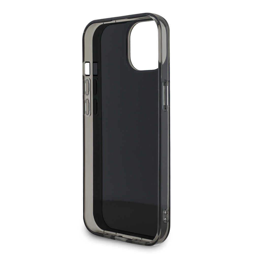 Apple iPhone 14 Kılıf Mercedes Benz Orjinal Lisanslı New Urban 3 Sert PC Paralel Çizgi Desenli Kapak Beyaz