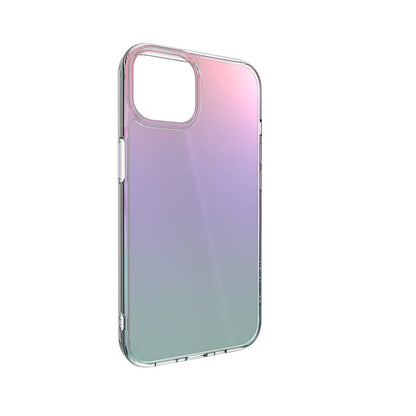 Apple iPhone 14 Kılıf Renk Geçişli Kenarları Şeffaf Tasarımlı Lisanslı Switcheasy Crush Plus Kapak Starlight