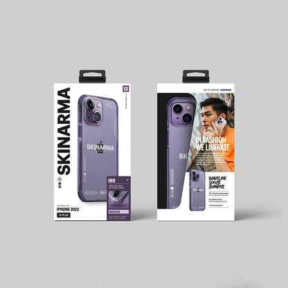 Apple iPhone 14 Kılıf SkinArma Şeffaf Airbag Tasarımlı Iro Kapak Siyah