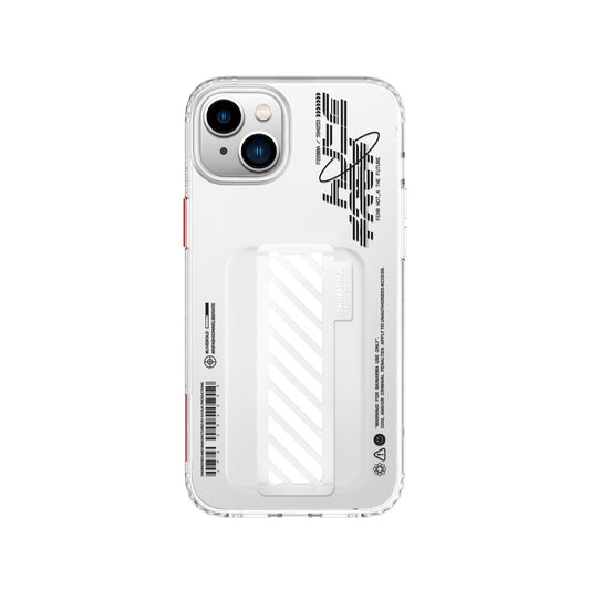 Apple iPhone 14 Kılıf SkinArma Şeffaf Desenli Kaze Kapak Füme