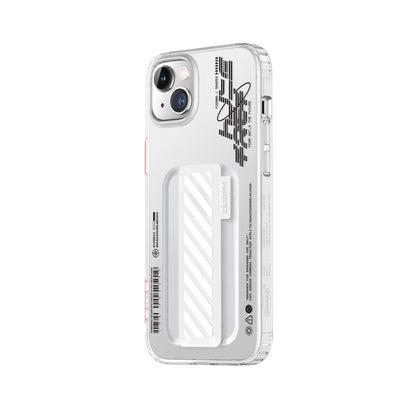 Apple iPhone 14 Kılıf SkinArma Şeffaf Desenli Kaze Kapak Füme