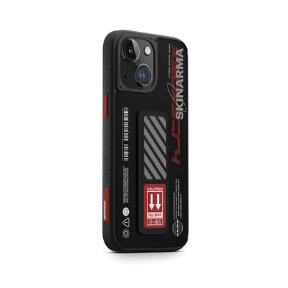 Apple iPhone 14 Kılıf SkinArma Standlı Deri Görünümlü Shingoki Kapak Mor