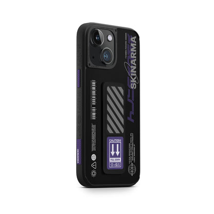 Apple iPhone 14 Kılıf SkinArma Standlı Deri Görünümlü Shingoki Kapak Mor