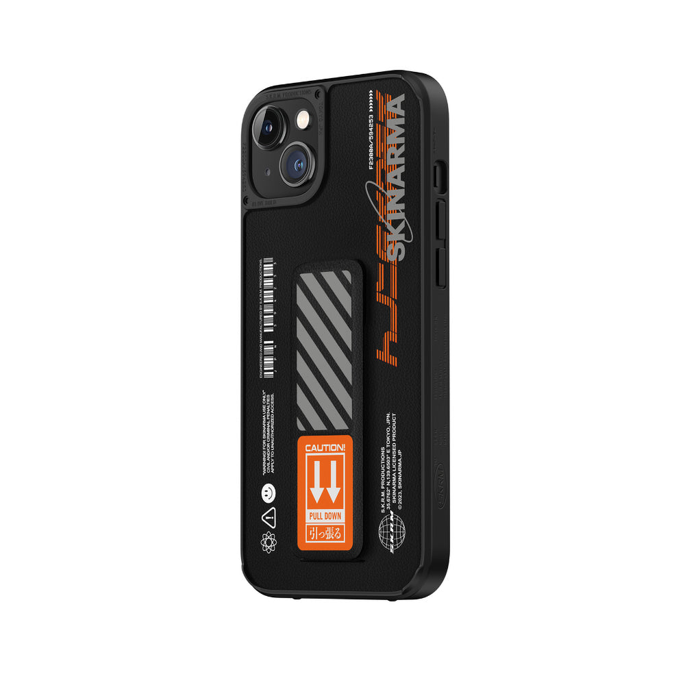 Apple iPhone 14 Kılıf SkinArma Standlı Deri Görünümlü Shingoki Kapak Mor