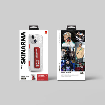 Apple iPhone 14 Kılıf SkinArma Standlı Şeffaf Tasarımlı Taihi Sora Kapak Siyah