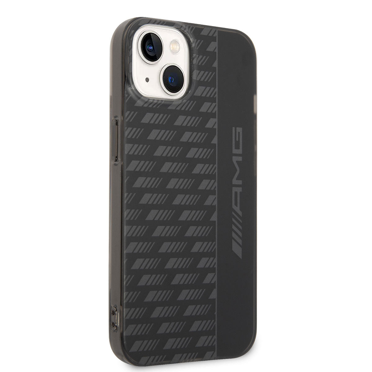 Apple iPhone 14 Plus Kılıf AMG Frosted Buzlu PC Karbon Dizayn Kapak Siyah