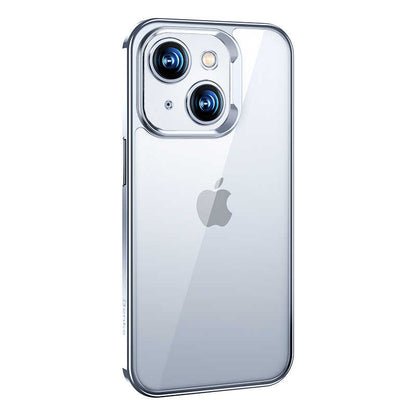 Apple iPhone 14 Plus Kılıf Benks Electroplating TPU Kapak Ekran Koruyucu Hediyeli Siyah