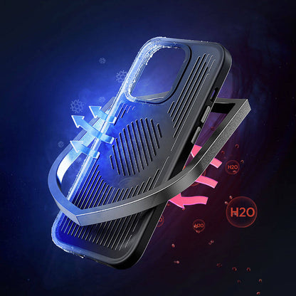 Apple iPhone 14 Plus Kılıf M-safe Şarj Özellikli Düşme Dirençli Soğutucu Benks Biliz Kapak Siyah