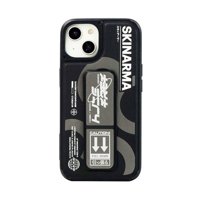 Apple iPhone 14 Plus Kılıf SkinArma Standlı Deri Görünümlü Bango Kapak Gri