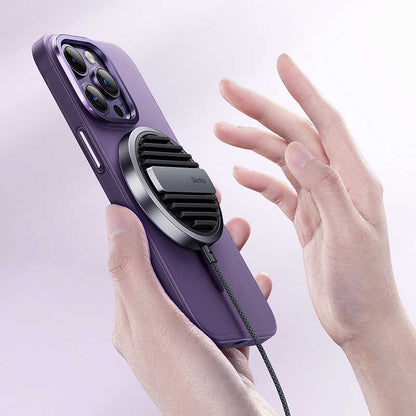 Apple iPhone 14 Plus Kılıf Wireless Şarj Destekli Benks Yeni Seri Magnetik Haze Kapak Gümüş