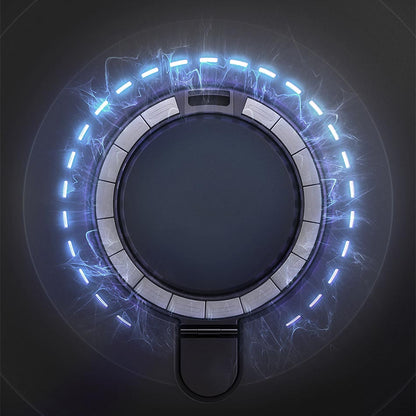 Apple iPhone 14 Plus Kılıf Wiwu ZMM-010 M-safe Şarj Özellikli Parmak İzi Bırakmayan Mat Transparan Standlı Kapak Siyah