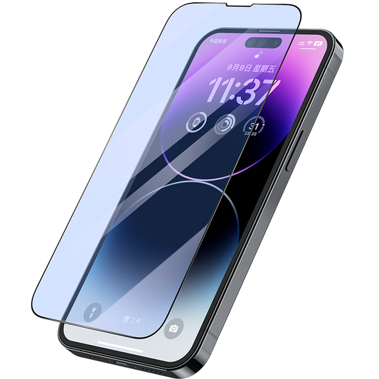 Apple iPhone 14 Plus Recci Anti-Blue Light Cam Ekran Koruyucu Renksiz