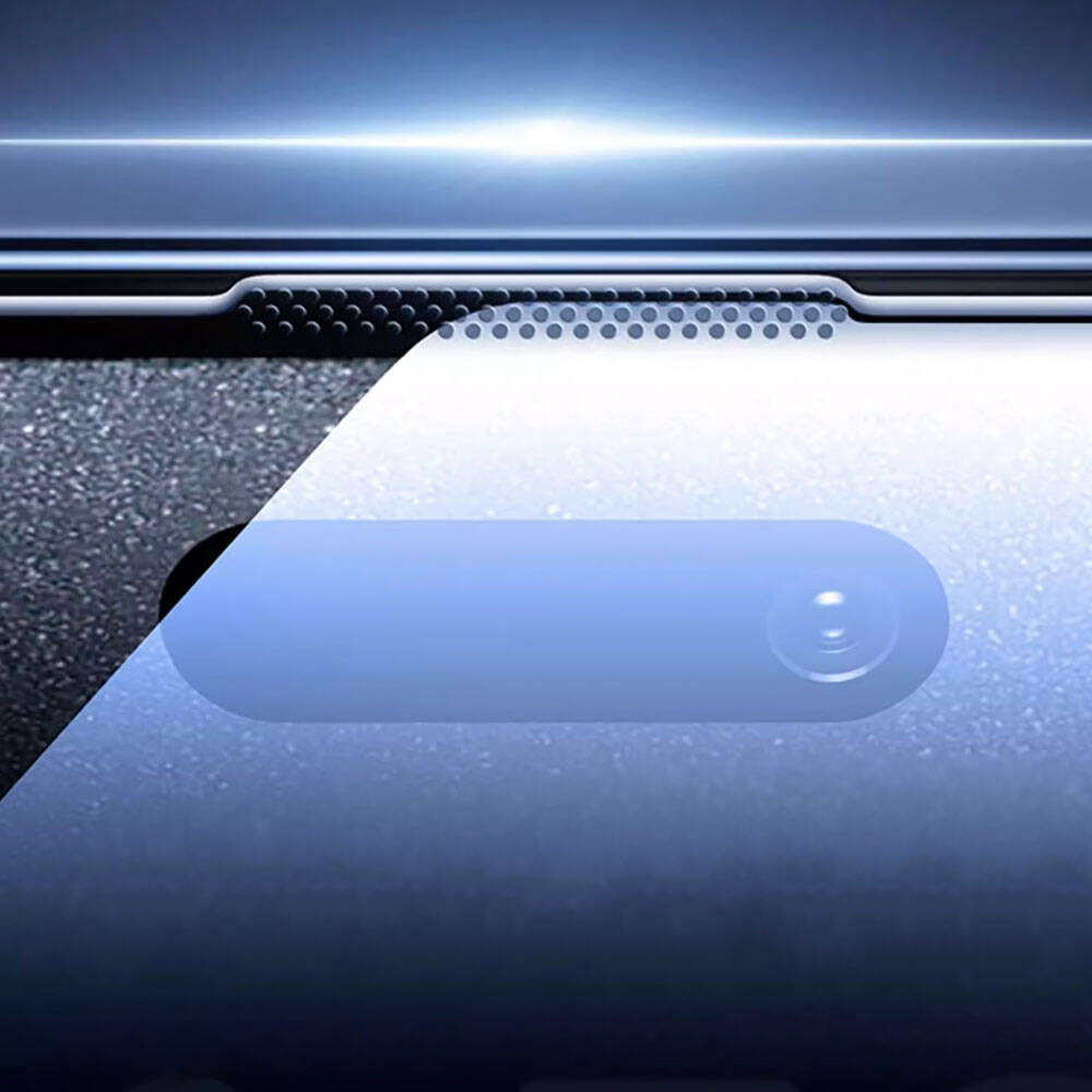 Apple iPhone 14 Plus Wiwu GT-008 Polimer Oleofobik Kaplama Şeffaf Pürüzsüz Temperli Cam Ekran Koruyucu 10'lu Paket Siyah