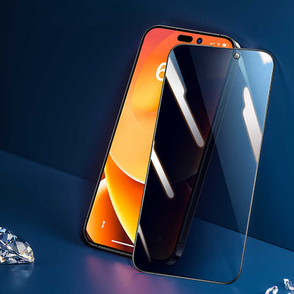 Apple iPhone 14 Pro Benks 0.3mm V Pro Privacy Hayalet Ekran Koruyucu Siyah