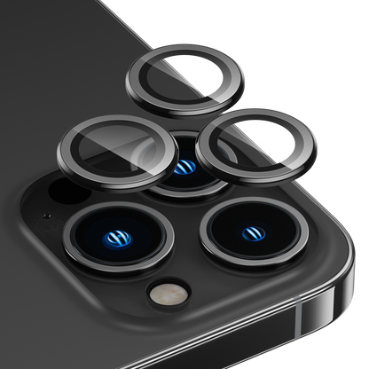 Apple iPhone 14 Pro Benks DR Safir Kamera Lens Koruyucu Gold