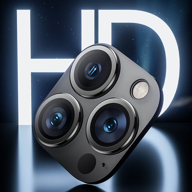 Apple iPhone 14 Pro Benks DR Safir Kamera Lens Koruyucu Derin Mor