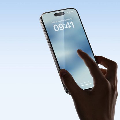 Apple iPhone 14 Pro Benks Ultra Shield 0.4mm Ekran Koruyucu + Kolay Uygulama Aparatlı Siyah