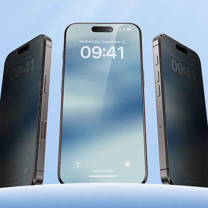 Apple iPhone 14 Pro Benks Ultra Shield 0.4mm Privacy Ekran Koruyucu + Kolay Uygulama Aparatlı Siyah