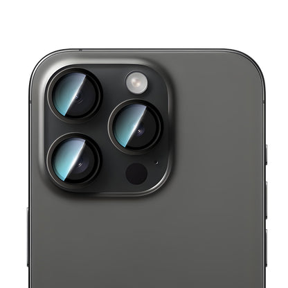 Apple iPhone 14 Pro CaseWorld Alloy Serisi Oleofobik Anti Reflective Kamera Lens Koruyucu Gümüş