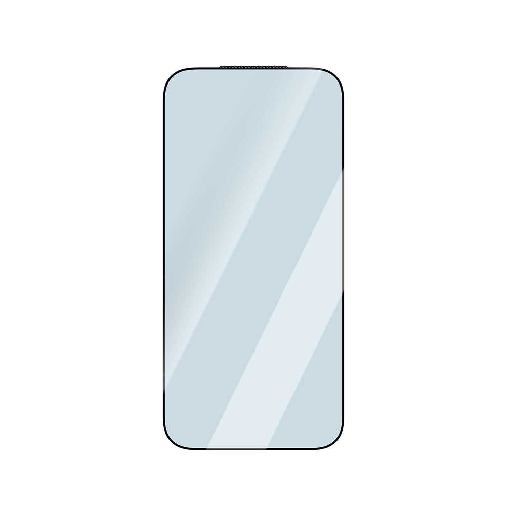 Apple iPhone 14 Pro CaseWorld Applicator Serisi 2.5D Eyesafe Mavi Işık Teknolojili 0.33mm Temperli Cam Ekran Koruyucu + Uygulama Aparatı Şeffaf