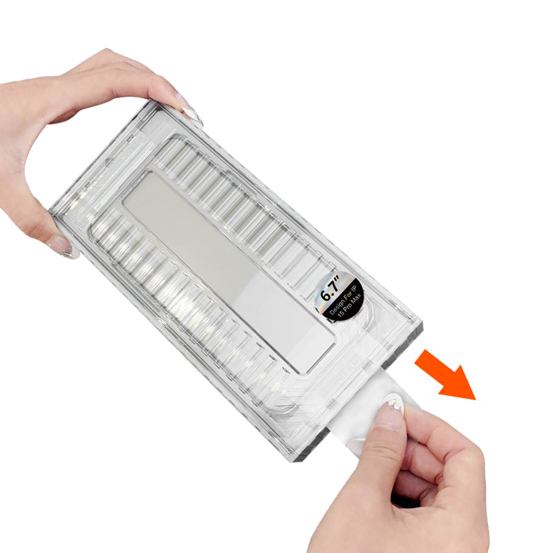 Apple iPhone 14 Pro CaseWorld Ultra-Thin Serisi 0.15mm HD Cam Ekran Koruyucu + Uygulama Aparatlı Şeffaf