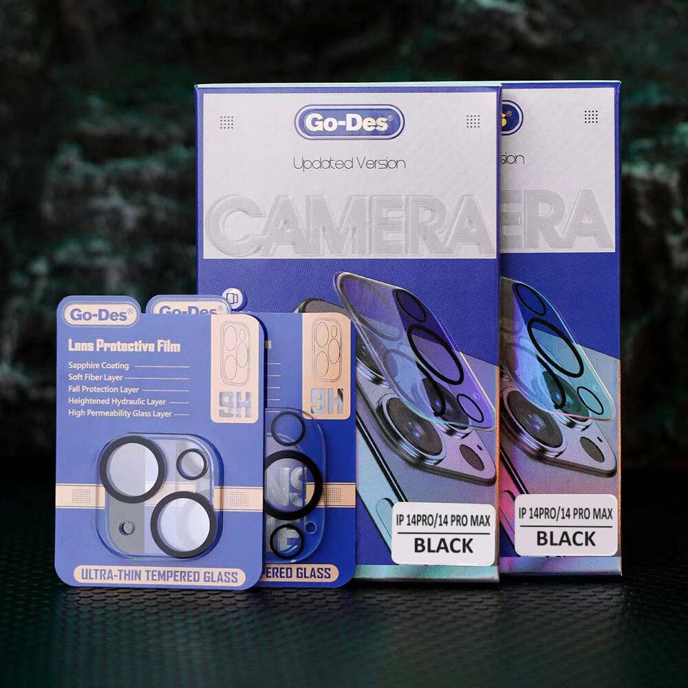 Apple iPhone 14 Pro Go Des Lens Shield CL-14 Kamera Lens Koruyucu Renksiz