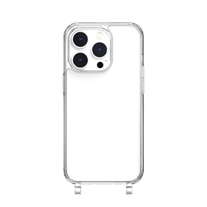 Apple iPhone 14 Pro Kılıf Boyun Askılı Şok Önleyicili Şeffaf Lisanslı Switcheasy Play Kapak Pembe