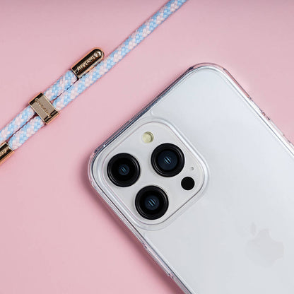 Apple iPhone 14 Pro Kılıf Boyun Askılı Şok Önleyicili Şeffaf Lisanslı Switcheasy Play Kapak Lacivert