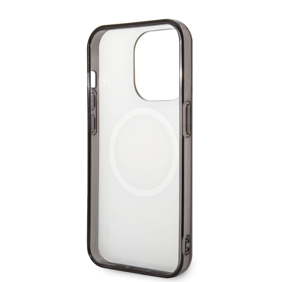 Apple iPhone 14 Pro Kılıf Ferrari Orjinal Lisanslı M-safe Şarj Özellikli Yatay Çizgili Dizayn Kapak Siyah