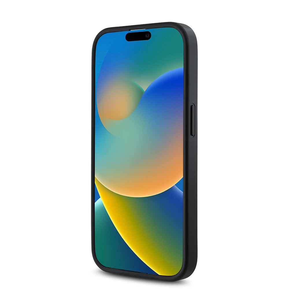 Apple iPhone 14 Pro Kılıf Guess Orjinal Lisanslı M-safe Şarj Özellikli Gül Baskılı 4G Desenli Yazı Logolu Kapak Kahverengi