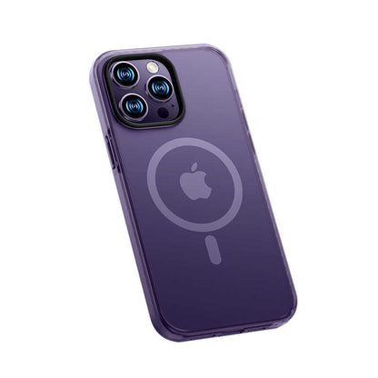 Apple iPhone 14 Pro Kılıf Kenarları Silikon Airbagli Mat Arka Yüzey Benks Icesand Kapak Siyah